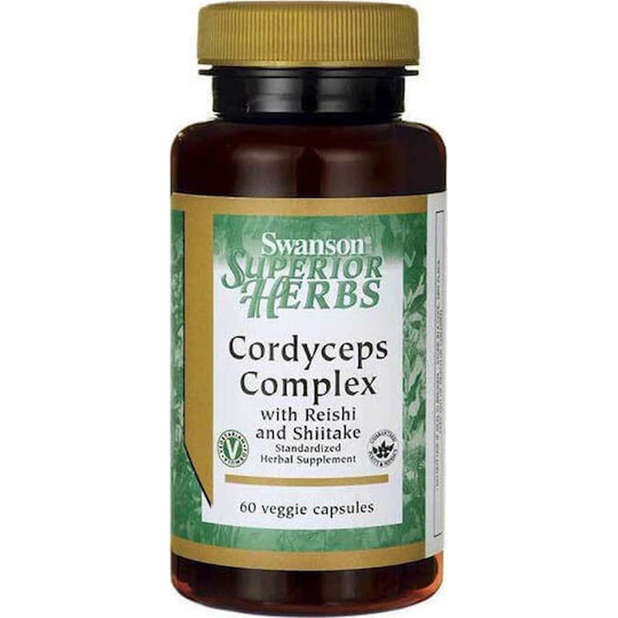 Swanson Cordyceps Complex 60 растительных капсул: цены и характеристики