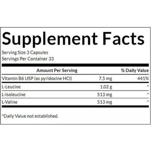 Swanson Bcaa 100 капсул