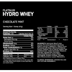 Optimum Nutrition Platinum Hydro Whey Protein Сироватковий протеїн без глютену зі смаком ванільних бобів 1,6 кг: ціни та характеристики