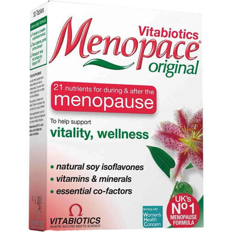 Vitabiotics Menopace Original 21 Nutrients Menopause Supplement 30 tabs: цены и характеристики