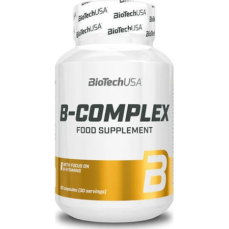 Biotech USA B-Complex Витамин для энергии, укрепления иммунной и нервной систем 60 капс: цены и характеристики