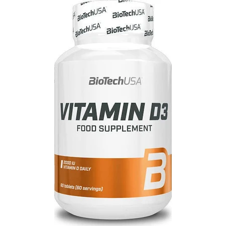 Biotech USA Витамин D3 для поддержки иммунитета и здоровья яиц 2000iu 60 таблеток: цены и характеристики