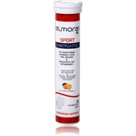 almora PLUS® SPORT Электролиты для улучшения спортивных результатов и гидратации Апельсин 20 таблеток эф: цены и характеристики
