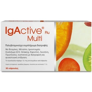 IgActive Flu Multi 30tabs Мультивитамины для укрепления иммунной системы 13,1 мг 30 капс