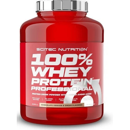 Scitec Nutrition 100% Whey Профессиональный сывороточный протеин без глютена со вкусом шоколада, бисквита и сливок 2,35 кг: цены и характеристики