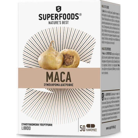 Superfoods Maca 50 капс: цены и характеристики