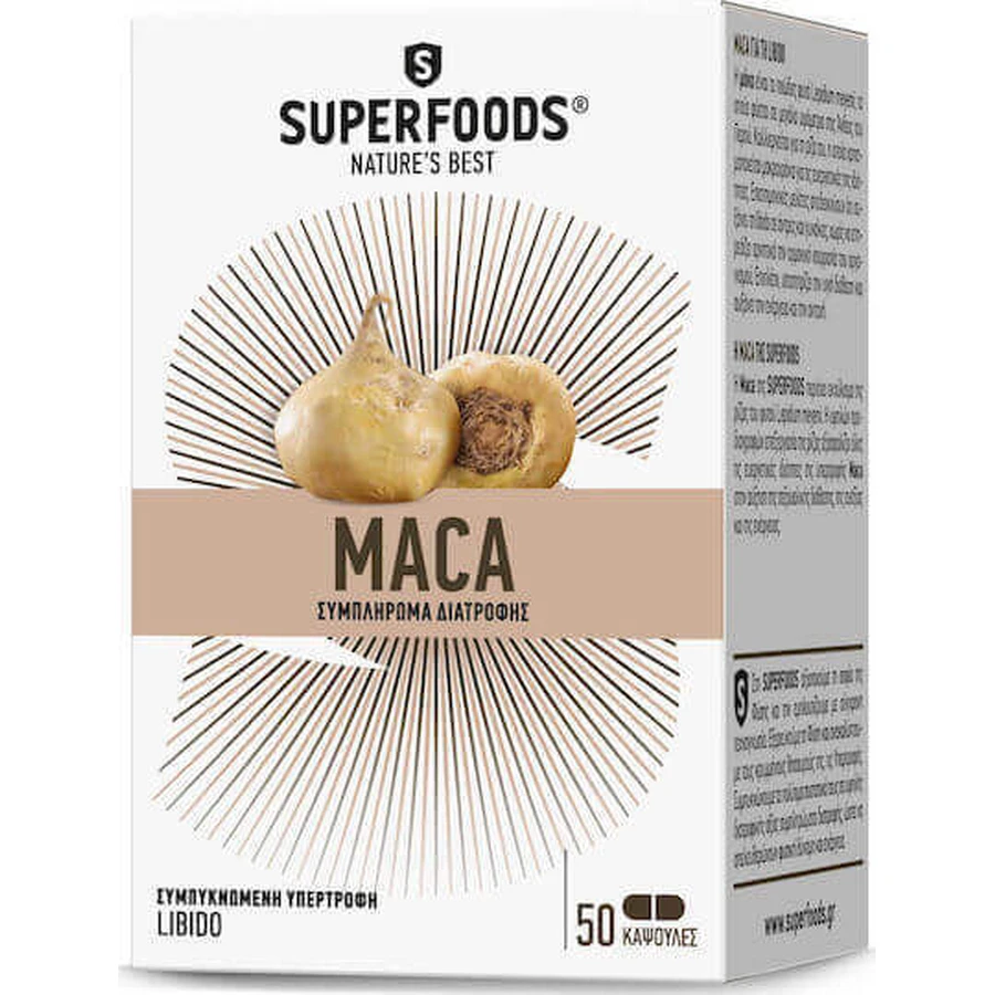 Superfoods Maca 50 капс: цены и характеристики