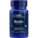 Life Extension Біотин для волосся, шкіри та нігтів 600 мг 100 капс.