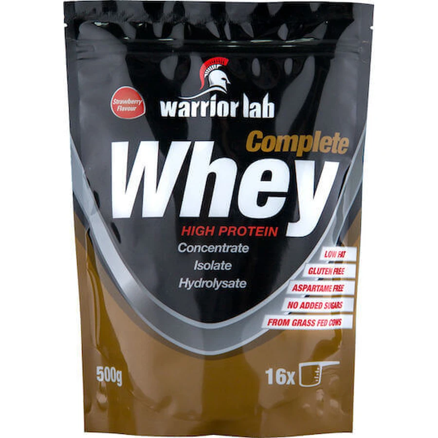 Warrior Lab Complete Whey Protein Сироватковий протеїн без глютену зі смаком шоколаду 500гр: ціни та характеристики