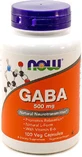 Now Foods Габа 500 мг 100 капсул без ароматизаторов