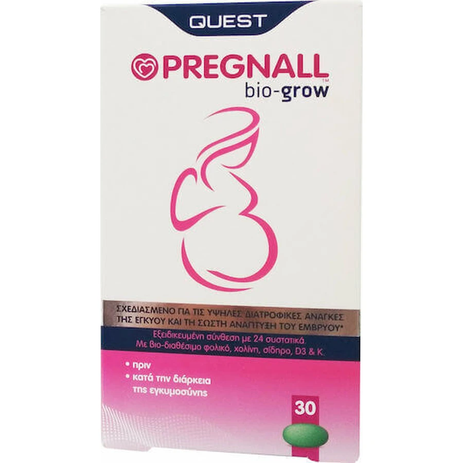 Quest Pregnal Bio Grow Pregnancy Supplement 30 caps: цены и характеристики