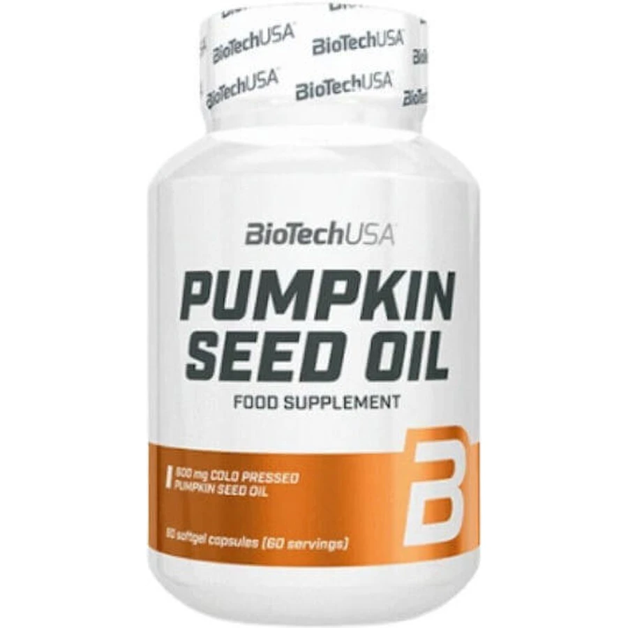 Biotech USA Масло семян тыквы 600 мг 60 софтгелей: цены и характеристики