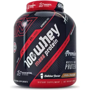Immortal Nutrition 100% Whey Mass Protein Сироватковий протеїн зі смаком молочного шоколаду 3 кг