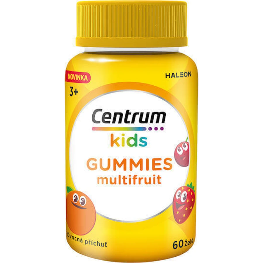 Полівітамінний комплекс Centrum Kids Gummies для підтримки здорового розвитку дитини для зміцнення імунної системи Мультифруктові желейні цукерки 60 шт.: ціни та характеристики