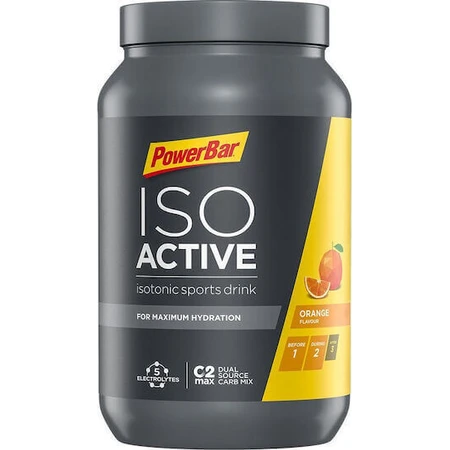 Ізотонічний спортивний напій PowerBar IsoActive IsoActive Ізотонічний спортивний напій апельсин 1320гр: ціни та характеристики