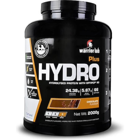 Warrior Lab Hydro Plus Whey Protein Сироватковий протеїн без глютену зі смаком шоколаду 2 кг: ціни та характеристики
