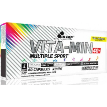 Olimp Sport Nutrition Vita-Min Multiple Sport 40+ Energy Multivitamin 60 капс.: ціни та характеристики
