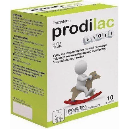 Frezyderm Prodilac Start Пробіотики для дітей 10 пакетиків: ціни та характеристики