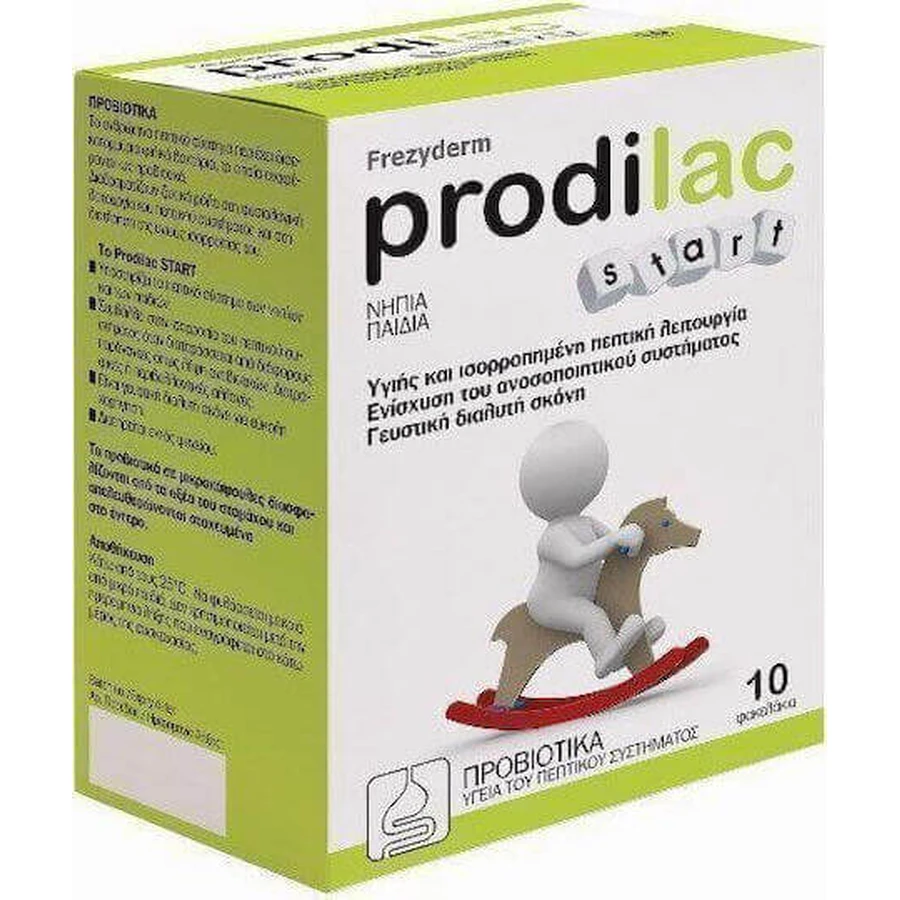 Frezyderm Prodilac Start Пробіотики для дітей 10 пакетиків: ціни та характеристики