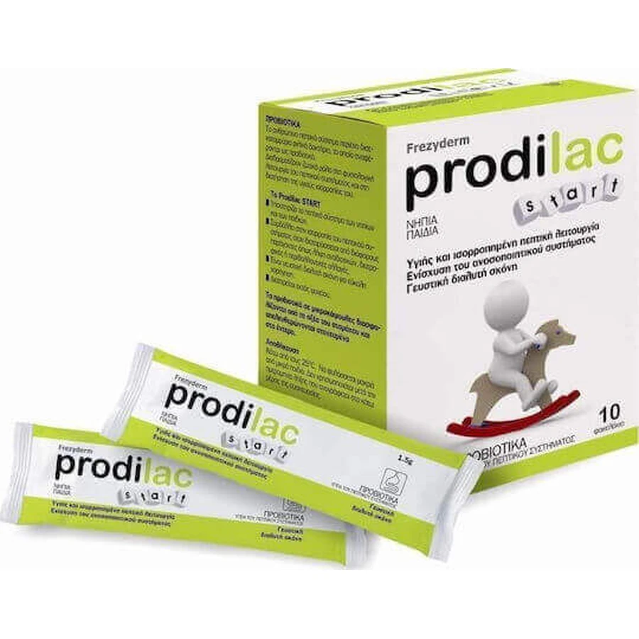 Frezyderm Prodilac Start Пробіотики для дітей 10 пакетиків: ціни та характеристики