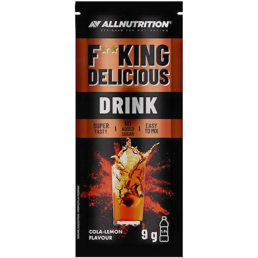 AllNutrition Fitking Delicious Drink Харчова добавка Спеціальна спеціальна 9гр Лимонна кола: ціни та характеристики