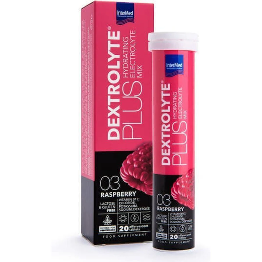 InterMed Dextrolyte Plus Raspberry 20 f fillet eff: цены и характеристики