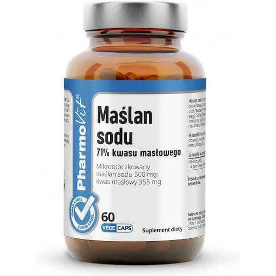 PharmoVit Maślan Maślan Sodu Специальная пищевая добавка 60 капс: цены и характеристики