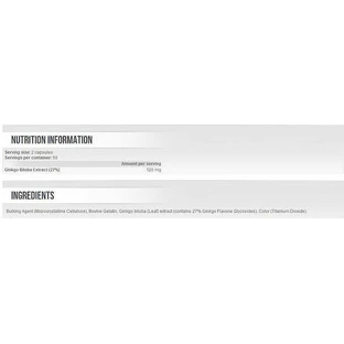 Scitec Nutrition Гинкго Билоба 100 капс
