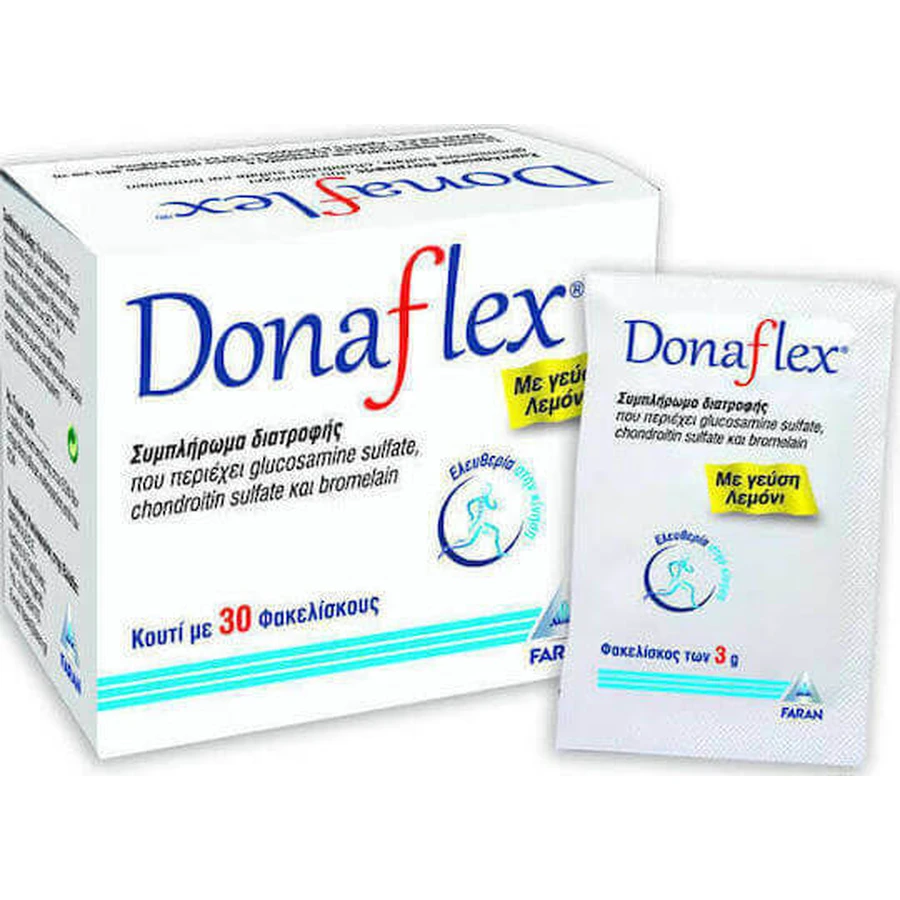 Faran Donaflex Joint & Bone Health Supplement 30 пакетиков Лимон: цены и характеристики