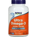 Рыбий жир Now Foods Ultra Omega 3 180 софтгелей неароматизированный: цены и характеристики