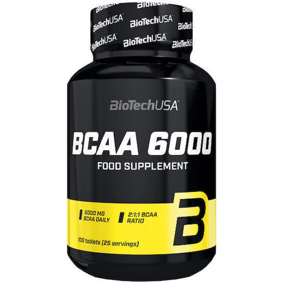 Biotech USA BCAA 6000 6000 мг 100 таблеток без вкуса: цены и характеристики