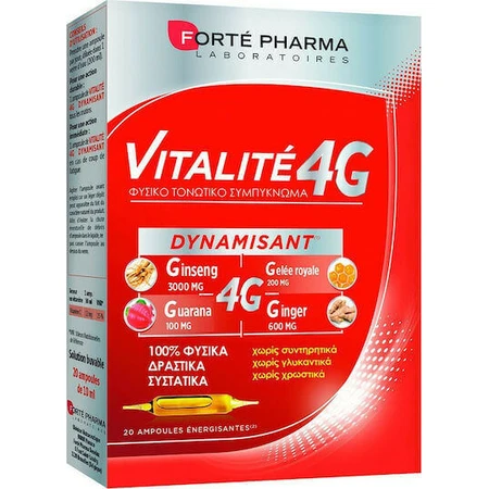Forte Pharma Vitalite 4G добавка для похудения 30 x 0ml Multi Flavours: цены и характеристики