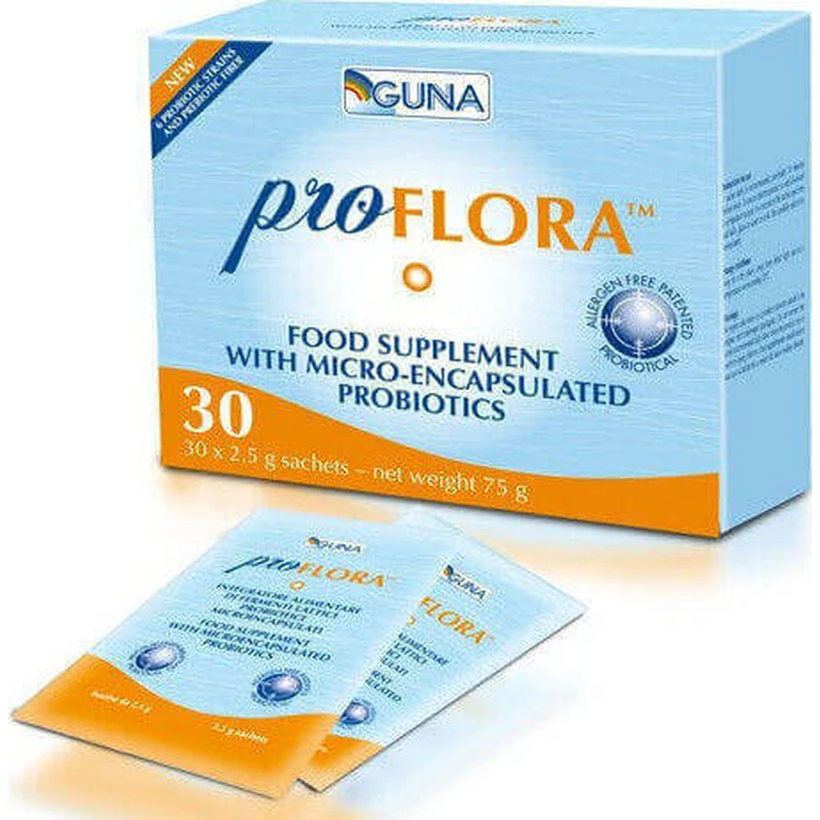 Пробіотики Guna Proflora 30 пакетиків: ціни та характеристики