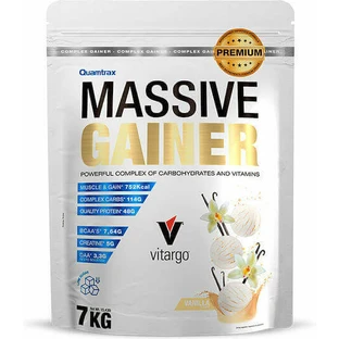 Quamtrax Nutrition Масивний гейнер зі смаком ванілі 7 кг