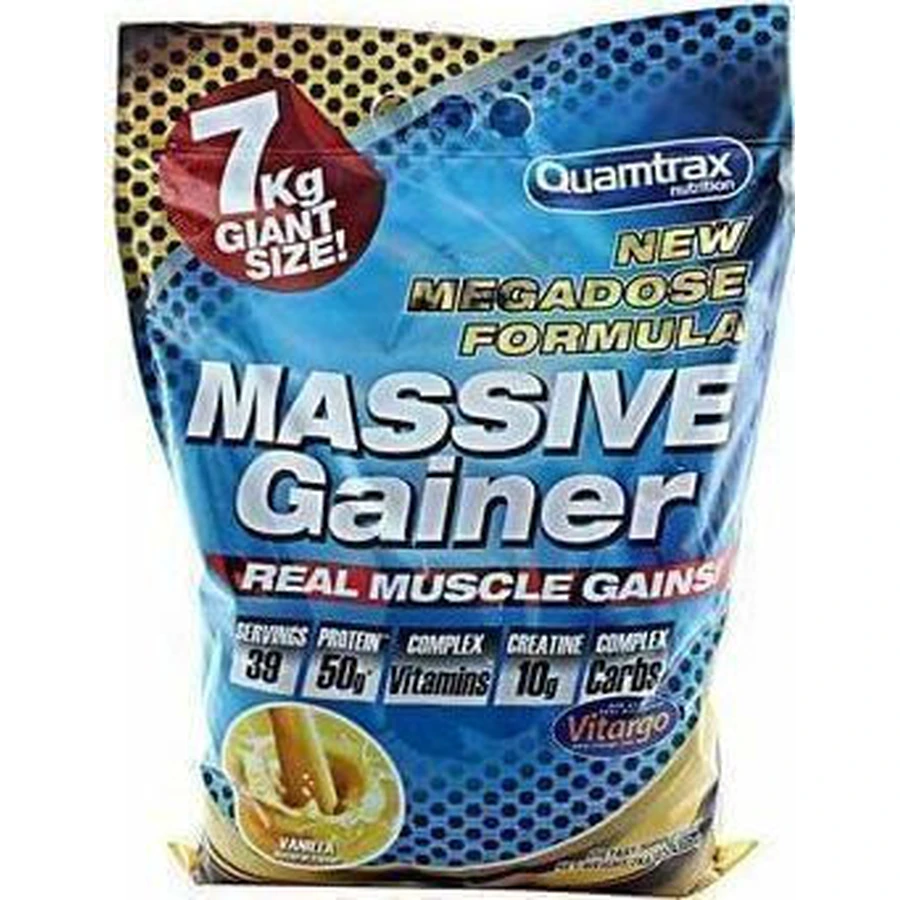 Quamtrax Nutrition Масивний гейнер зі смаком ванілі 7 кг: ціни та характеристики