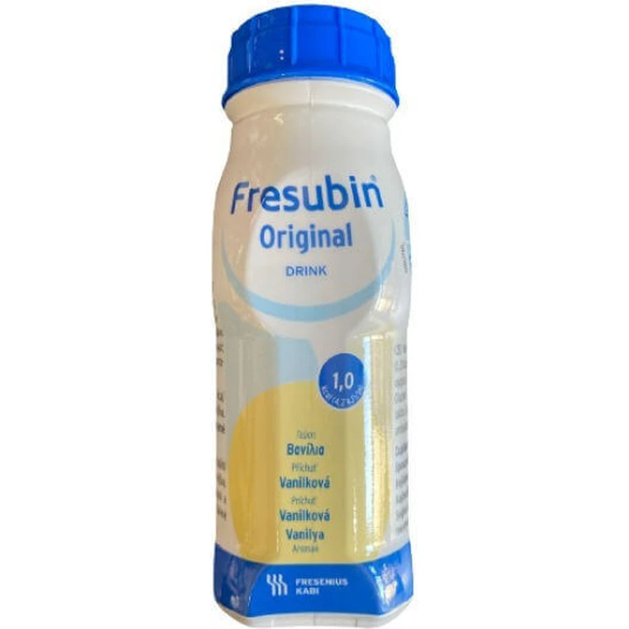 Fresenius Kabi Fresubin Original Drink Special Dietary Supplement 800ml Vanilla: цены и характеристики