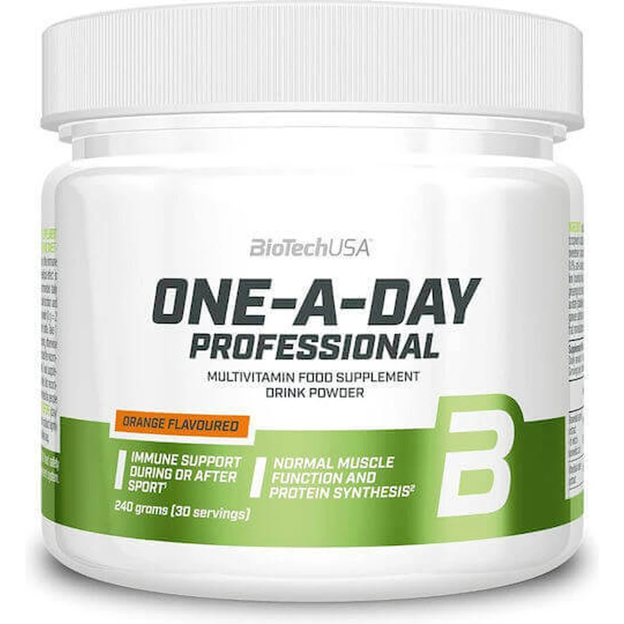 Biotech USA One-A-Day Multivitamin Иммуноукрепляющий мультивитамин 1000мг Апельсин 240гр: цены и характеристики