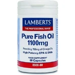 Lamberts Pure Fish Oil Високоефективний риб'ячий жир з ЕПК та ДГК 1100 мг 60 капс.: ціни та характеристики