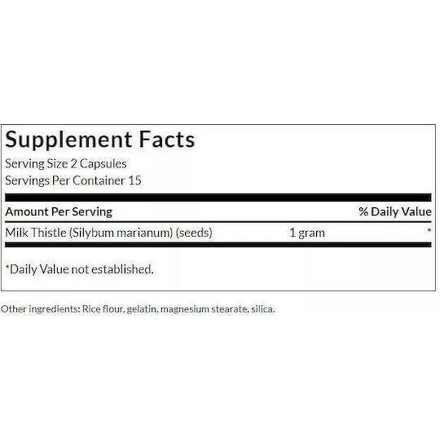 Swanson Full Spectrum Milk Thistle 500mg 30 caps: цены и характеристики