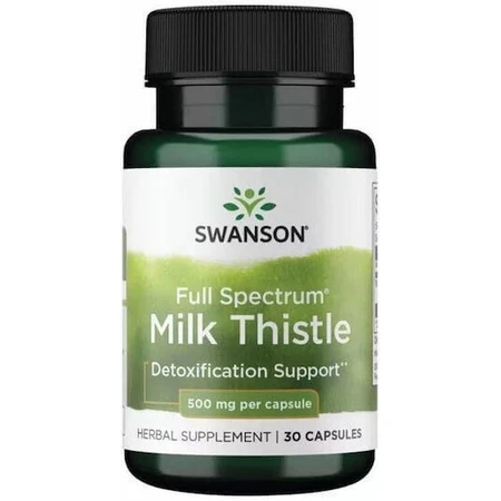 Swanson Full Spectrum Milk Thistle 500mg 30 caps: цены и характеристики