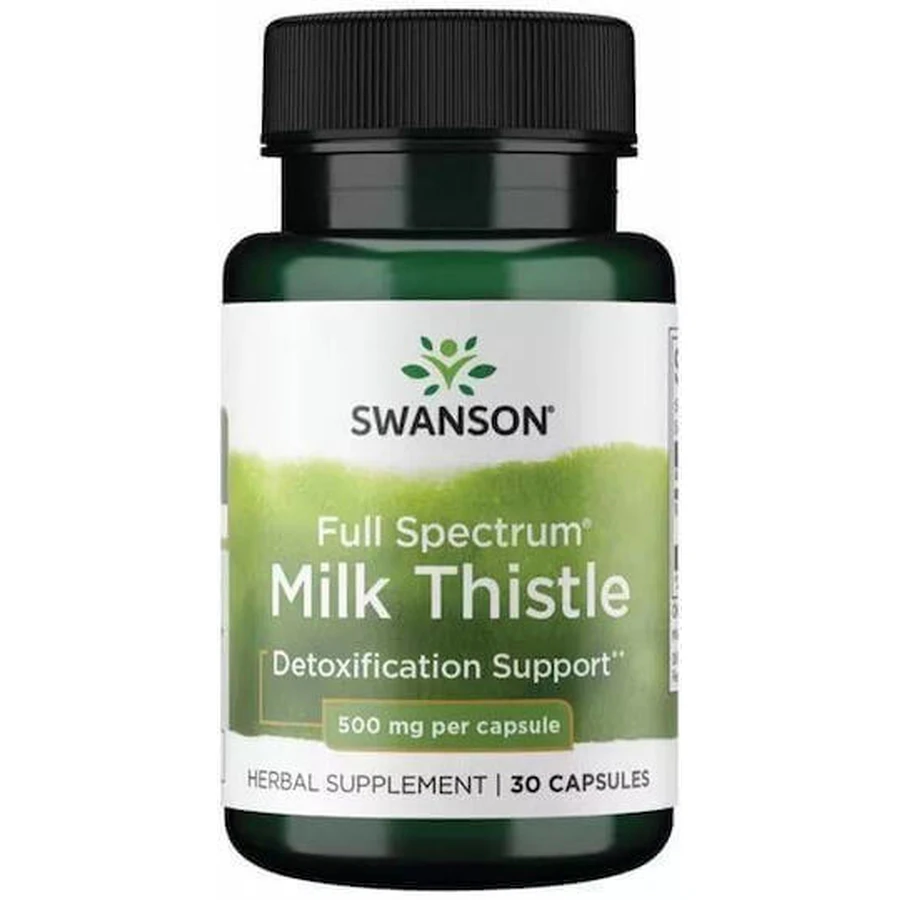 Swanson Full Spectrum Milk Thistle 500mg 30 caps: цены и характеристики