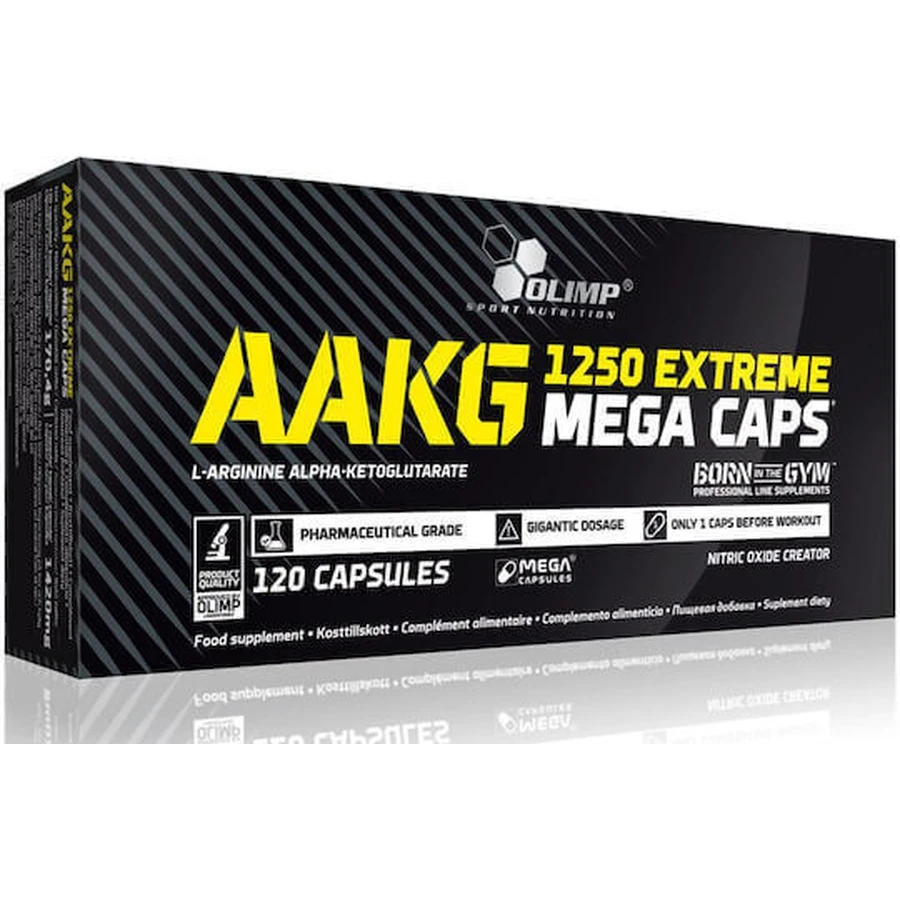 Olimp Sport Nutrition Aakg Extreme Mega 1250mg 120 Capsules: цены и характеристики