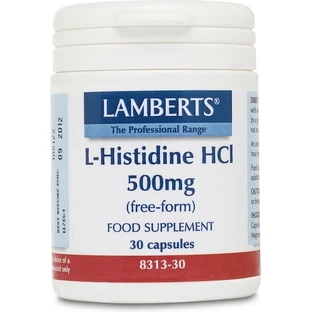 L-гістидин HCl 500 мг 30 капсул підвищує кислотність шлункового соку
