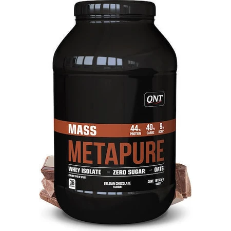 QNT Metapure Mass Whey Whey Protein Isolate Сывороточный протеин со вкусом бельгийского шоколада 1,815 кг: цены и характеристики