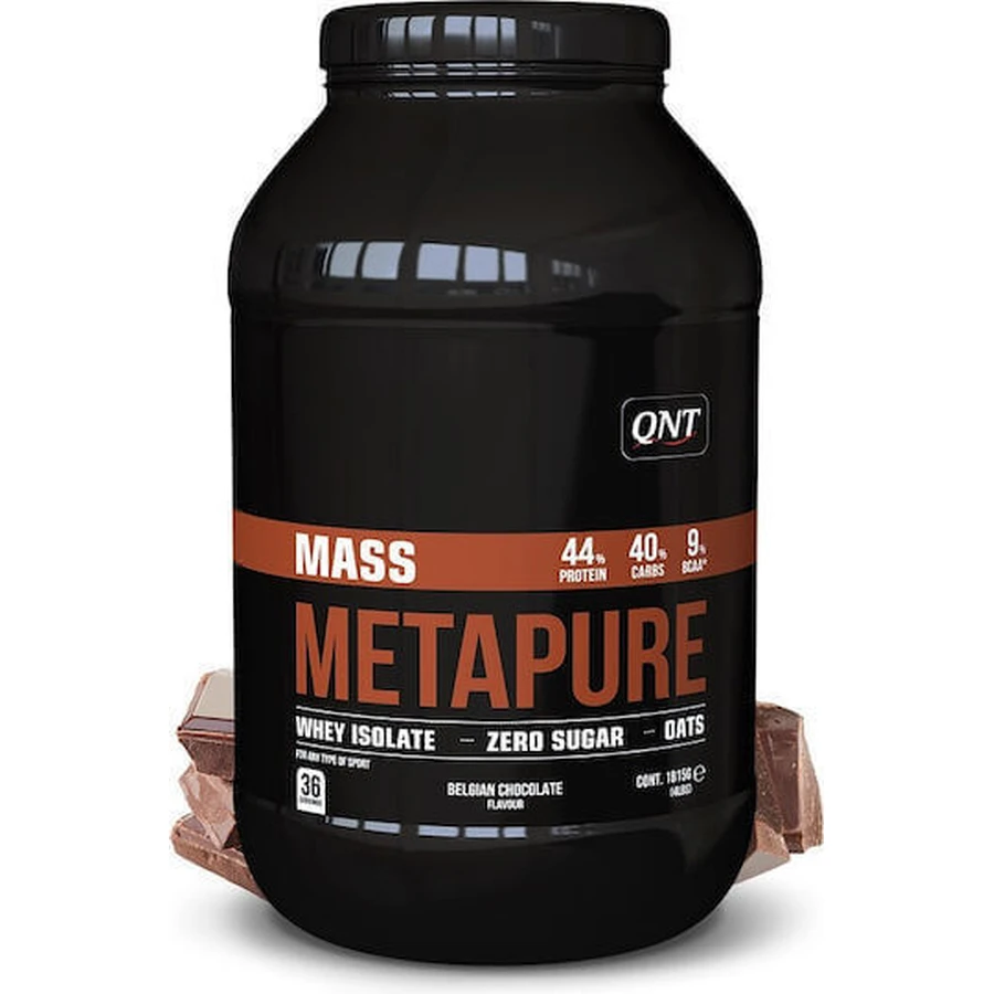 QNT Metapure Mass Whey Whey Protein Isolate Сывороточный протеин со вкусом бельгийского шоколада 1,815 кг: цены и характеристики