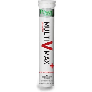 Полівітамінний мультивітамін Power Health Multi V Max Max Plus Q10 для енергії 50мг персик 20 табл. ef