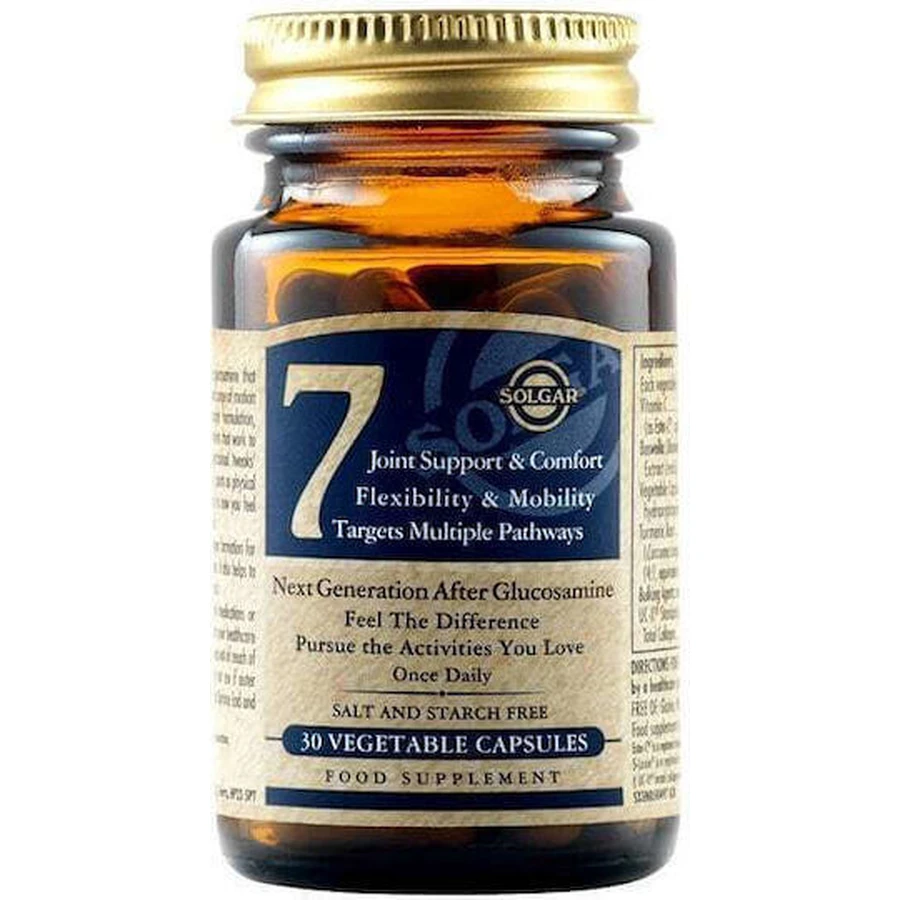 Solgar Νο 7 Joint Health Supplement 30 растительных капсул: цены и характеристики
