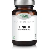 Power Health Platinum Range Цинк + C15мг/300мг 60 таблеток Захист імунної системи