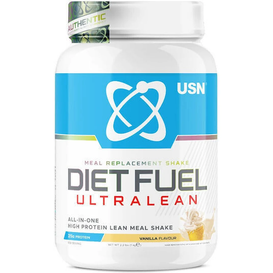 USN Замінник їжі Суміш для прийому їжі DietFuel UltraLean з ванільним смаком 1 кг: ціни та характеристики