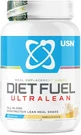 USN Meal Replacement Shake Коктейль для замены питания DietFuel UltraLean с ванильным вкусом 1 кг